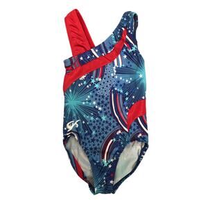 GK Gymnastics Patriotic Leotard Size 5-6